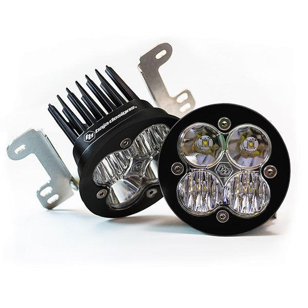 Baja Designs Jeep JK Squadron-R Pro Fog Pocket Light Kit- Jeep 2007-18 Wrangler JK w- Standard OE Bumper - Apollo Off-Road