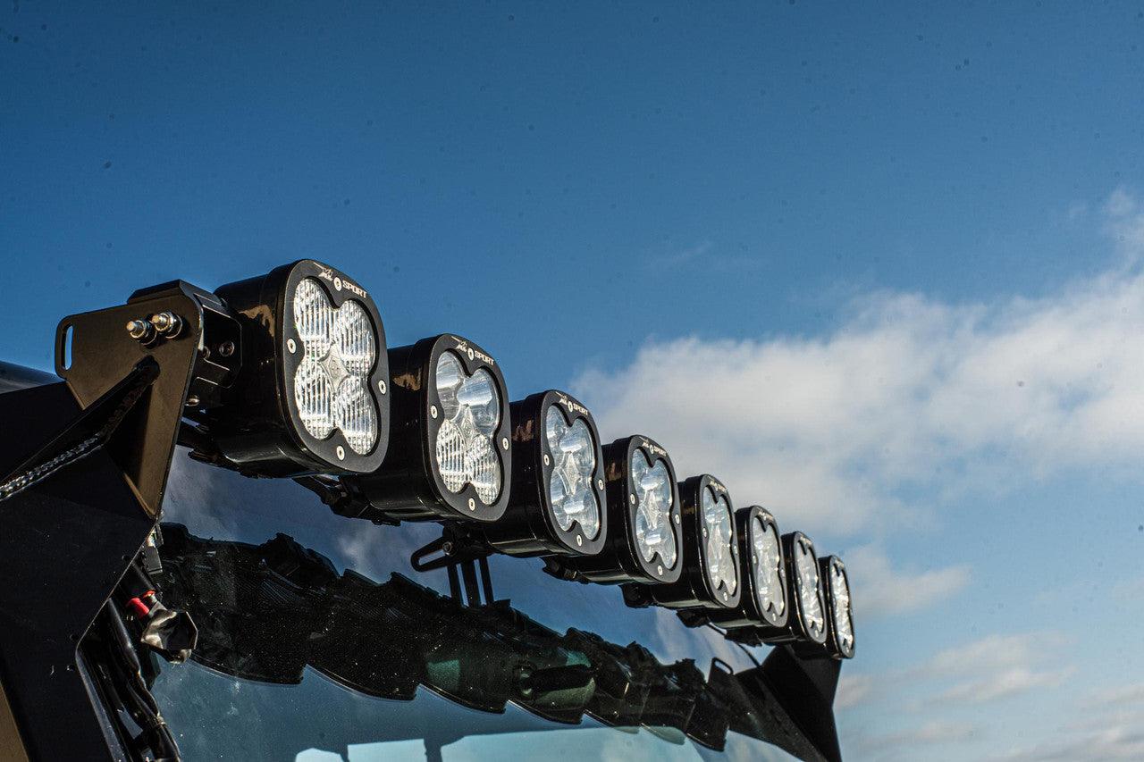 Baja Designs Jeep JK XL-Linkable 8-Light Roof Mount Light Kit - Jeep 2007-18 Wrangler JK - Apollo Off-Road