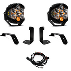 Baja Designs Jeep JL-JT LP6 Pro Bumper Light Kit - Jeep 2020-22 Gladiator, 2018-22 Wrangler JL w- OE Plastic Bumper - Apollo Off-Road