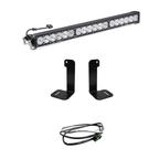 Baja Designs Jeep JL-JT OnX6+ 30 Inch Bumper w-Upfitter Light Kit - Jeep 2020-22 Gladiator, 2018-22 Wrangler JL w- OE Plastic Bumper - Apollo Off-Road