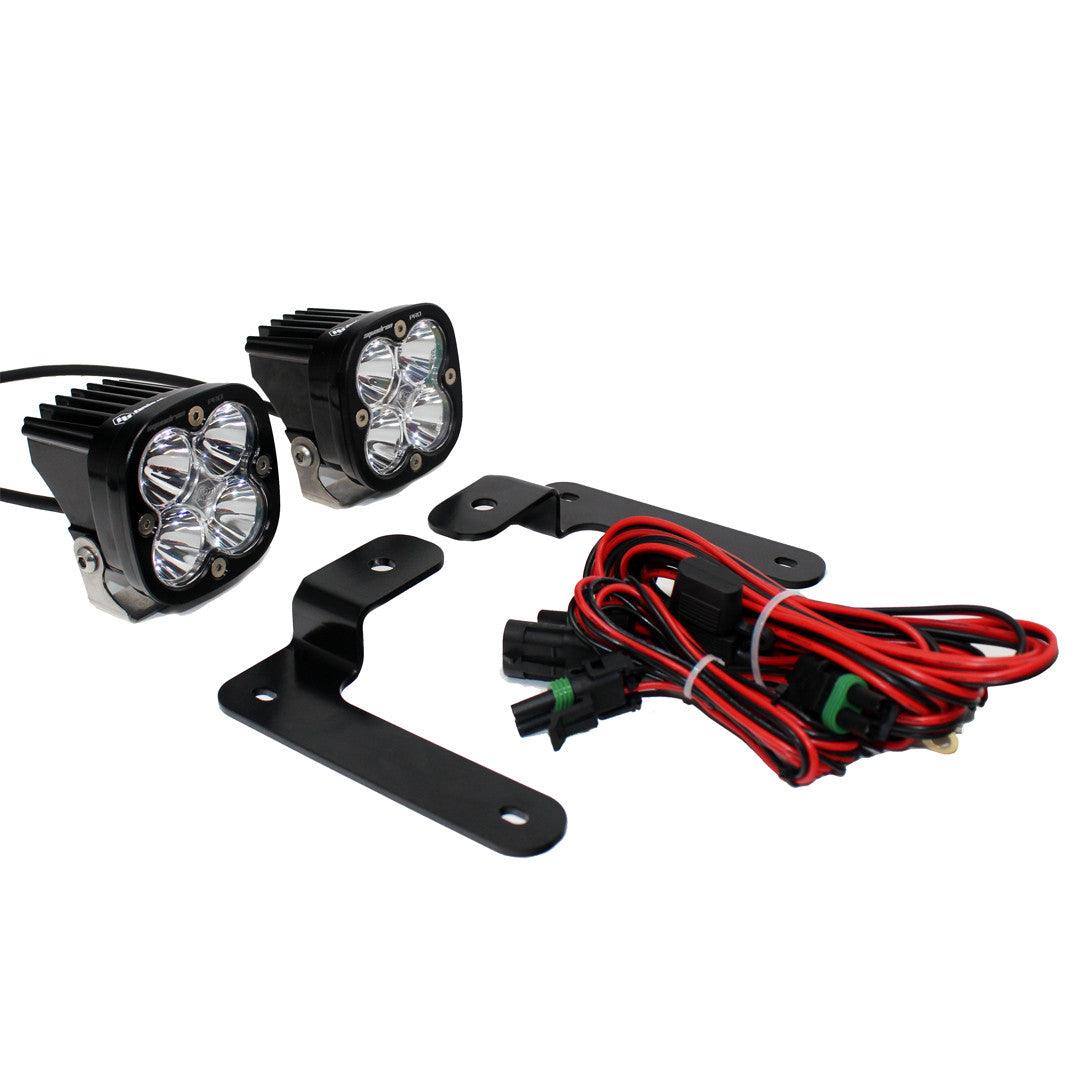Baja Designs Jeep JL-JT Squadron Sport A-Pillar Light Kit - Jeep 2020-2022 Gladiator, 2018-22 Wrangler JL - Apollo Off-Road