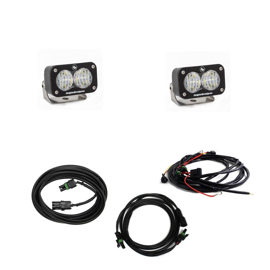Baja Designs Jeep JL S2 Sport Dual Reverse Light Kit - Jeep 2018-22 Wrangler JL w- OE Rubicon Sahara Bumper - Apollo Off-Road