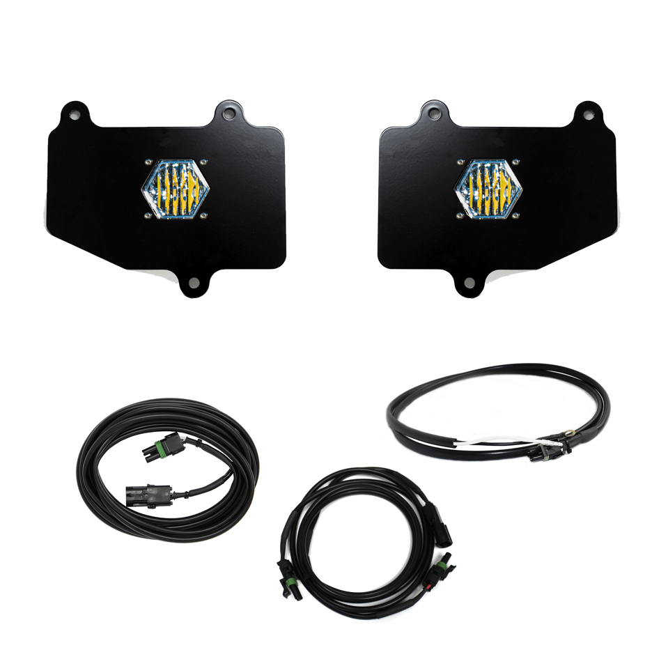 Baja Designs Jeep JT S1 Dual Reverse w-Upfitter Light Kit - Jeep 2020-22 Gladiator w- OE Bumper - Apollo Off-Road