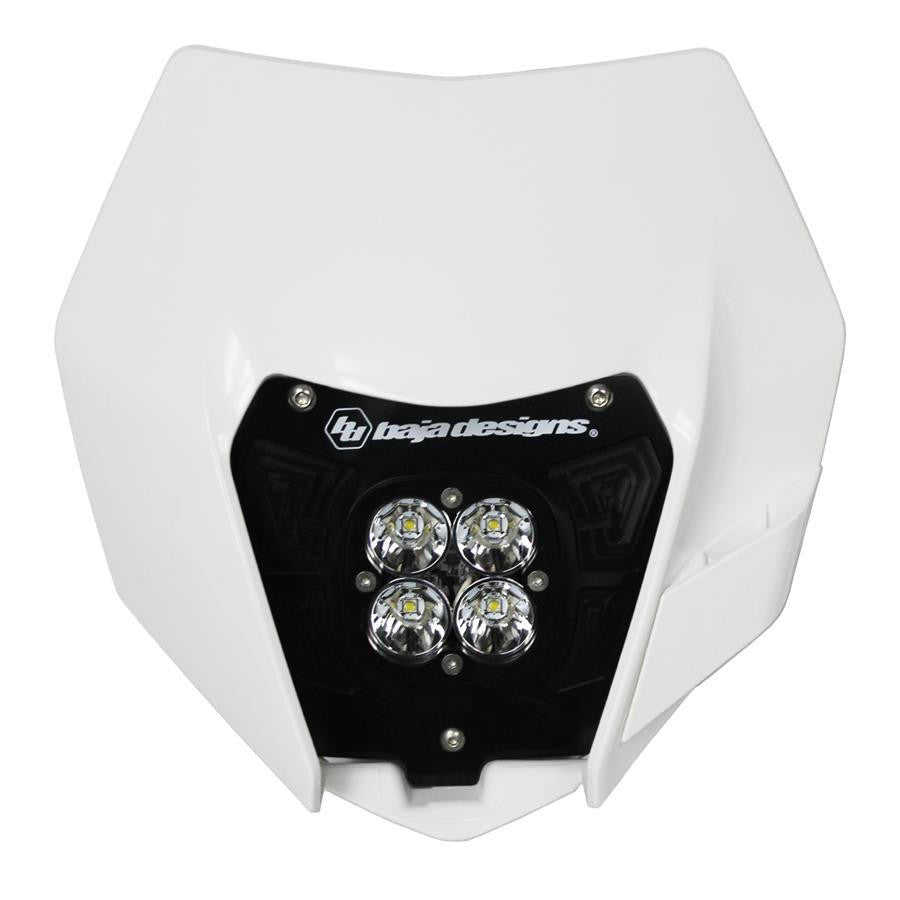 Baja Designs KTM Squadron Sport (D-C) Headlight Kit w- Shell White - KTM 2014-16 Various Models - Apollo Off-Road