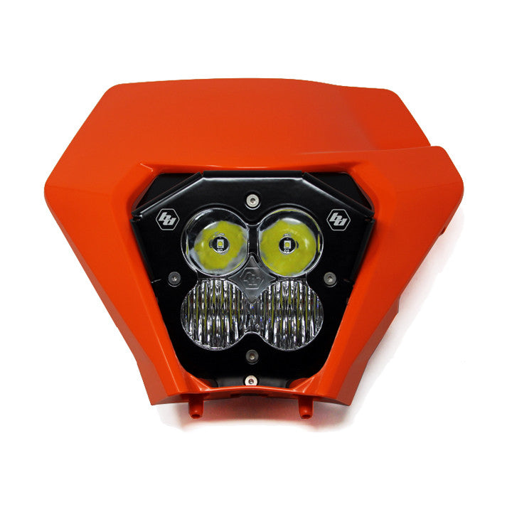 Baja Designs KTM XL Pro (A-C) Headlight Kit w- Shell Orange - 2020-22 Various Models - Apollo Off-Road