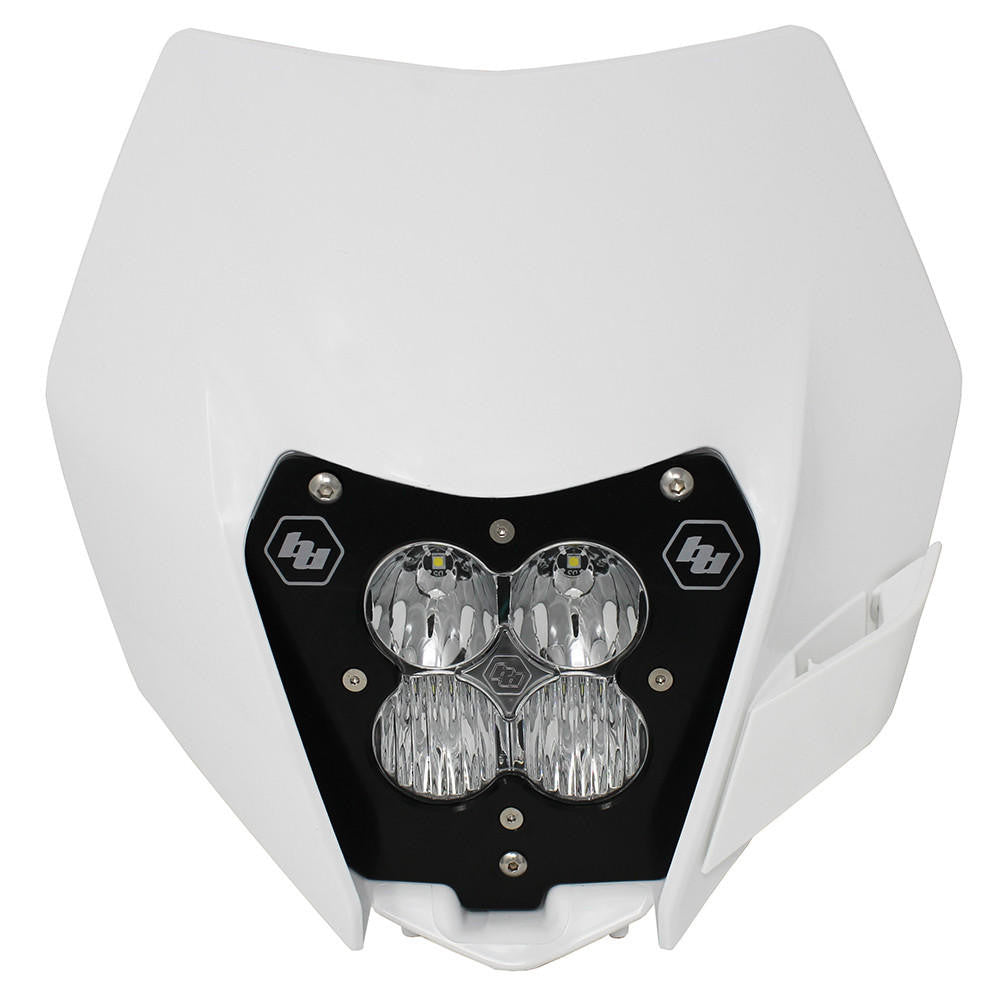 Baja Designs KTM XL Pro (A-C) Headlight Kit w- Shell White - 2014-16 Various Models - Apollo Off-Road