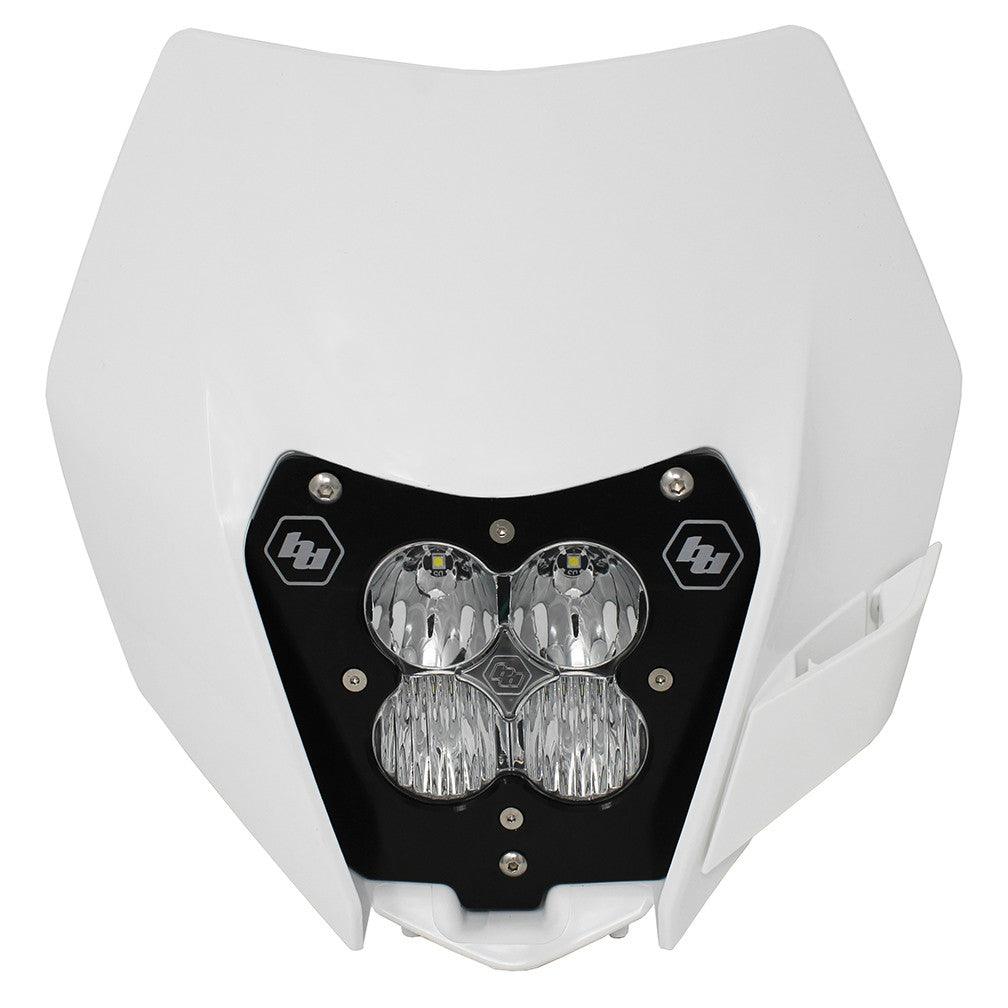 Baja Designs KTM XL Pro (D-C) Headlight Kit w- Shell White - 2014-16 Various Models - Apollo Off-Road