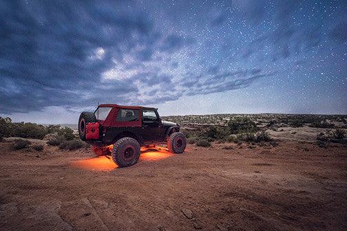 Baja Designs LED Dome Light w-Switch, Amber - Apollo Off-Road