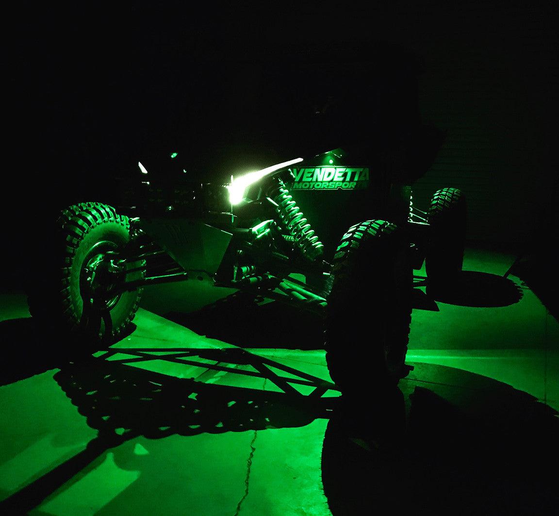Baja Designs LED Dome Light w-Switch, Green - Apollo Off-Road