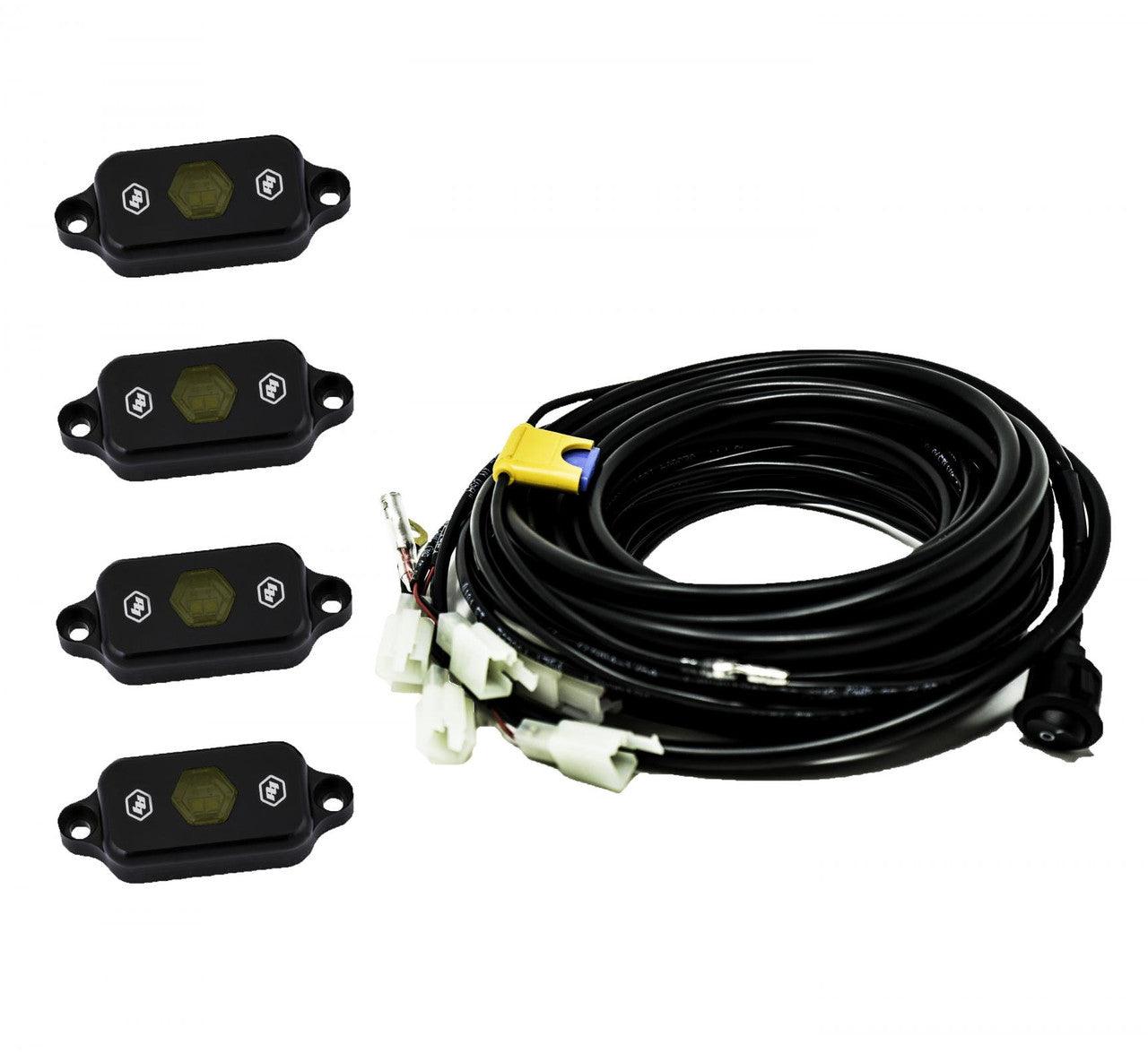 Baja Designs LED Rock Light Kit, Amber - Apollo Off-Road