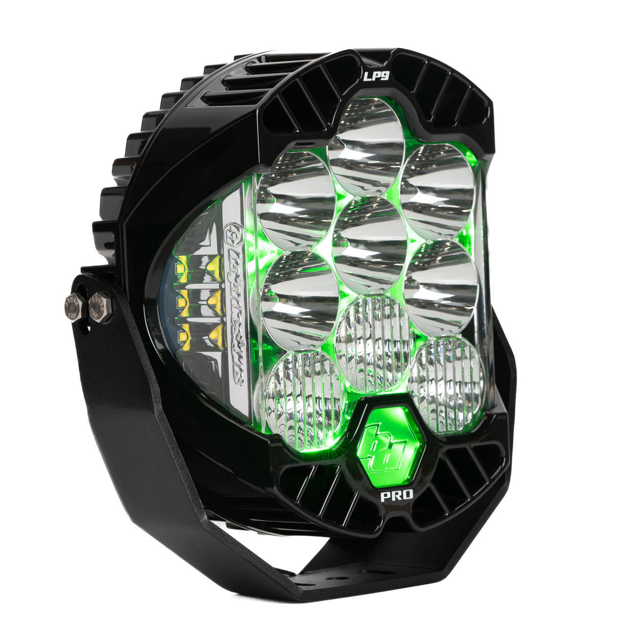 Baja Designs LP9 Pro LED Light, Driving-Combo, Green Backlight - Apollo Off-Road