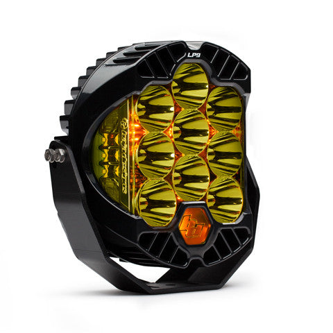 Baja Designs LP9 Pro LED Light, Spot Pattern, Amber - Apollo Off-Road