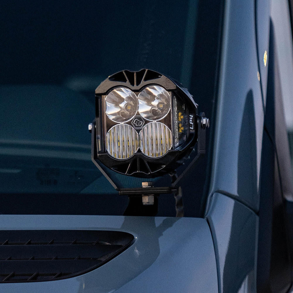 Baja Designs Mercedes Sprinter Van LP4 A-Pillar Kit Mercedes 2014-2018 Sprinter Van, Driving-Combo, Clear - Apollo Off-Road