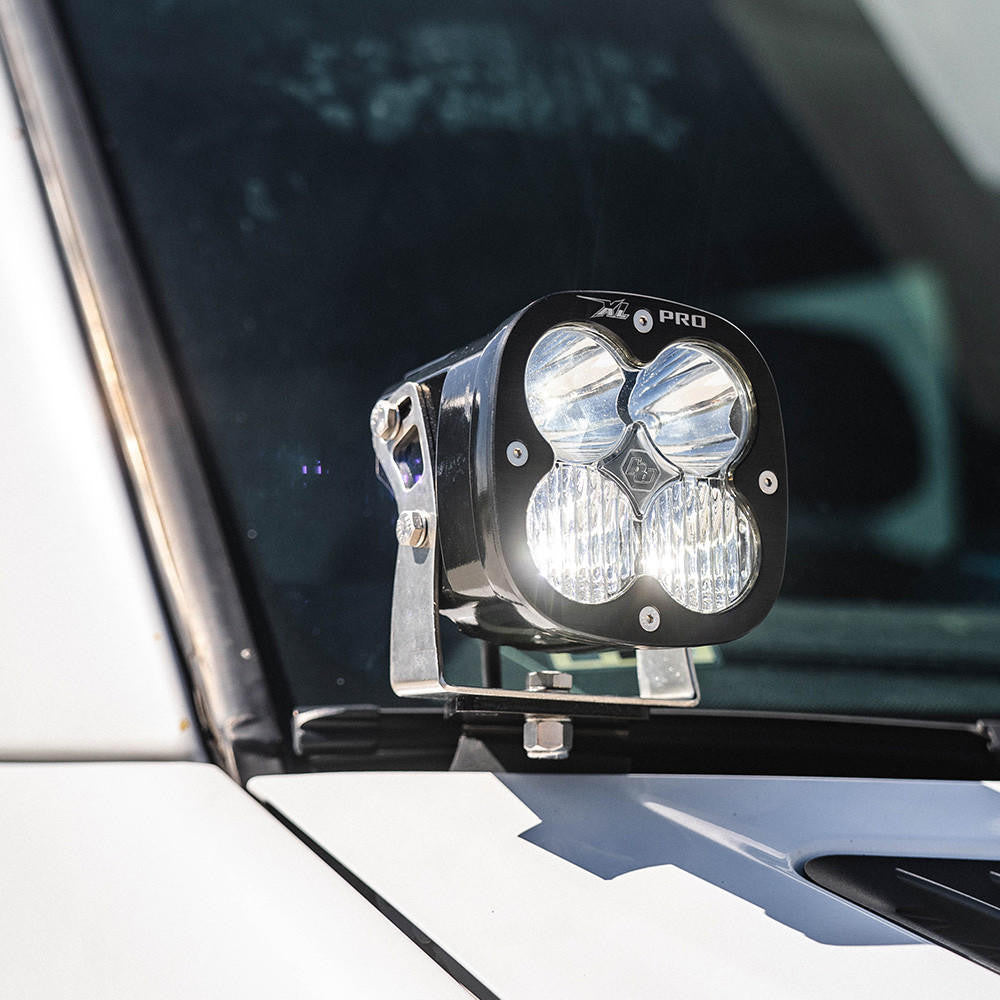 Baja Designs Mercedes Sprinter Van XL Pro A-Pillar Kit Mercedes 2014-2018 Sprinter Van, Driving-Combo, Clear - Apollo Off-Road