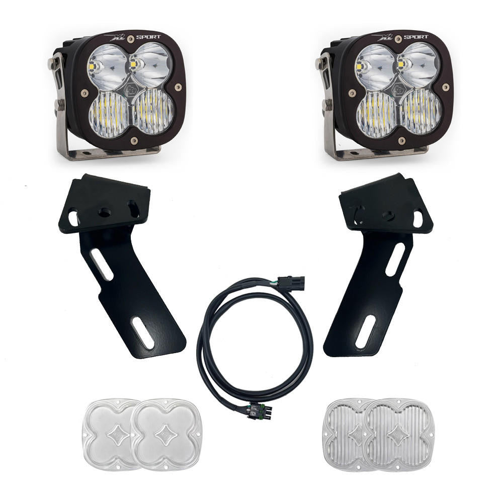 Baja Designs Mercedes Sprinter Van XL Sport A-Pillar Kit Mercedes 2014-2018 Sprinter Van, Driving-Combo, Clear - Apollo Off-Road