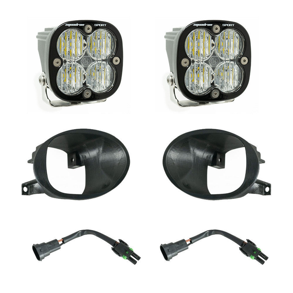 Baja Designs Mercedes Squadron Sport Clear Fog Pocket Light Kit - Mercedes-Benz 2019-22 Sprinter 1500-2500-3500 - Apollo Off-Road