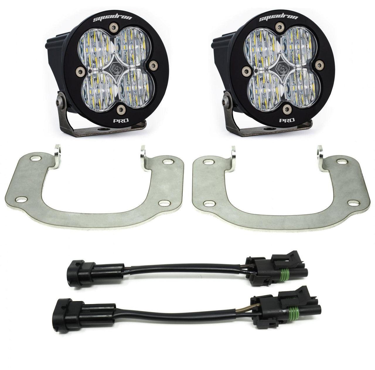 Baja Designs Nissan Squadron-R Pro Fog Pocket Light Kit - Nissan 2016-19 Titan - Apollo Off-Road
