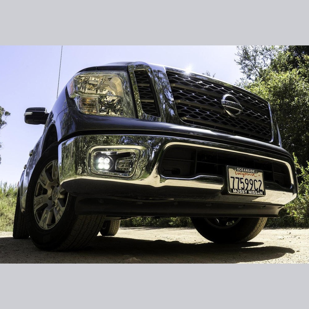 Baja Designs Nissan Squadron-R Pro Fog Pocket Light Kit - Nissan 2016-19 Titan - Apollo Off-Road