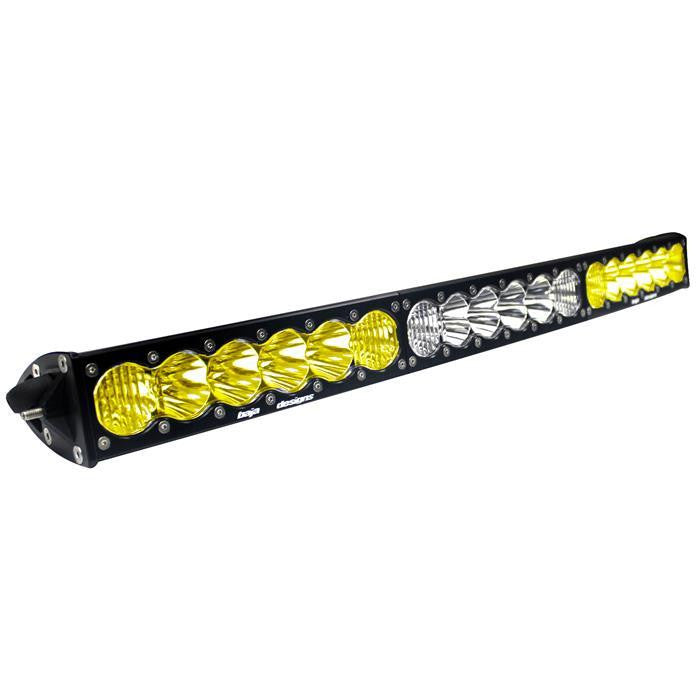 Baja Designs OnX6 Arc Dual Control LED Light Bar, Driving-Combo Pattern, Amber-White, 30 Inch - Apollo Off-Road
