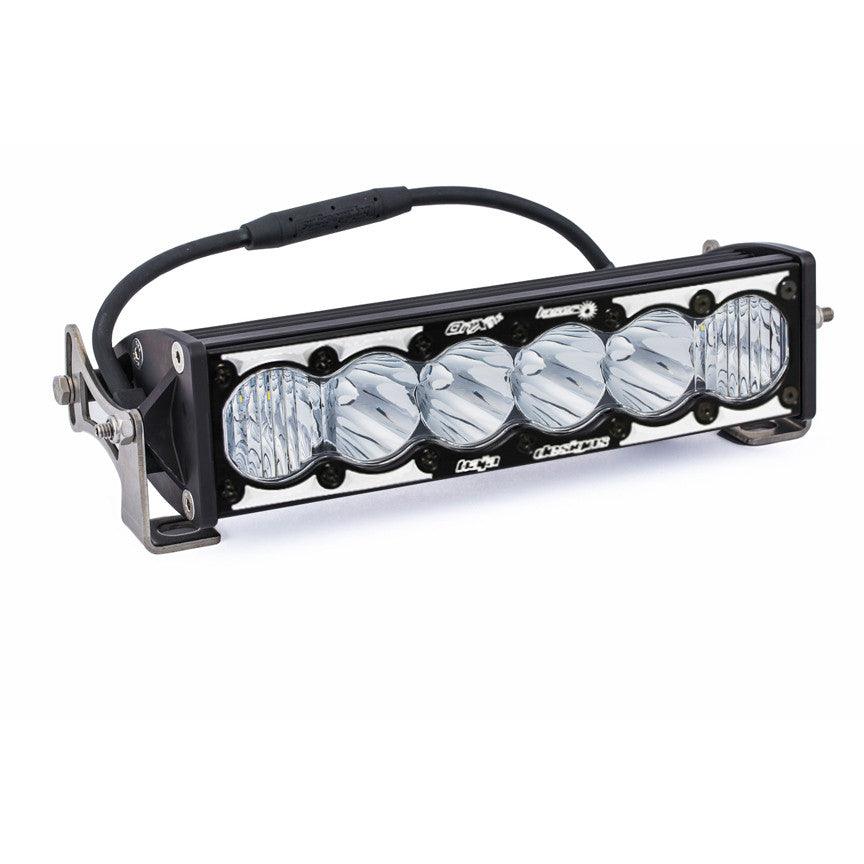 Baja Designs OnX6 Hybrid LED-Laser Light Bar, Hybrid Spot Pattern, Clear, 10 Inch - Apollo Off-Road