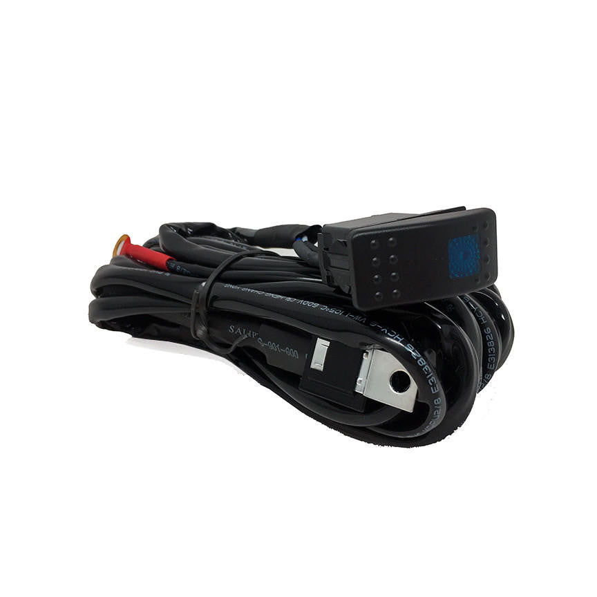 Baja Designs OnX6-S8-XL UTV On-Off Rocker Switch Wiring Harness - Apollo Off-Road