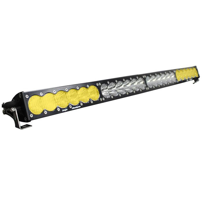 Baja Designs OnX6 Straight Dual Control LED Light Bar, Driving-Combo Pattern, Amber-Clear, 40 Inch - Apollo Off-Road