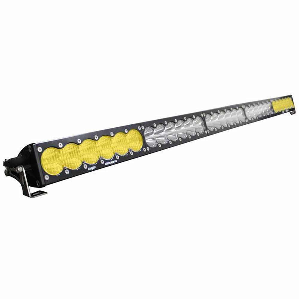 Baja Designs OnX6 Straight Dual Control LED Light Bar, Driving-Combo Pattern, Amber-Clear, 50 Inch - Apollo Off-Road