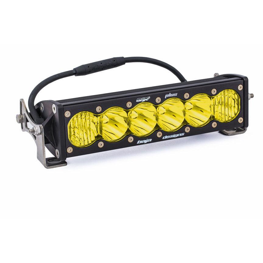 Baja Designs OnX6+ Straight LED Light Bar, Driving-Combo Pattern, Amber, 10 Inch - Apollo Off-Road
