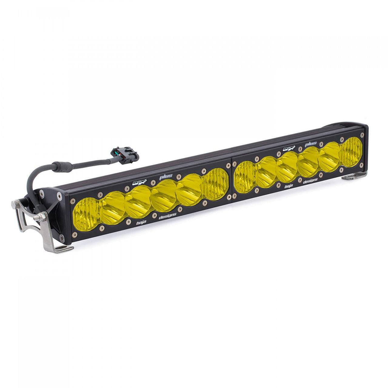 Baja Designs OnX6+ Straight LED Light Bar, Driving-Combo Pattern, Amber, 20 Inch - Apollo Off-Road