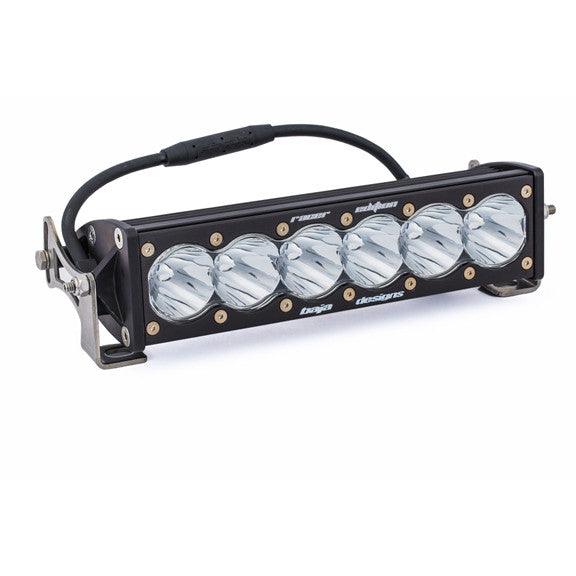 Baja Designs OnX6 Straight Racer Edition LED Light Bar, Racer Spot Pattern, Clear, 10 Inch - Apollo Off-Road