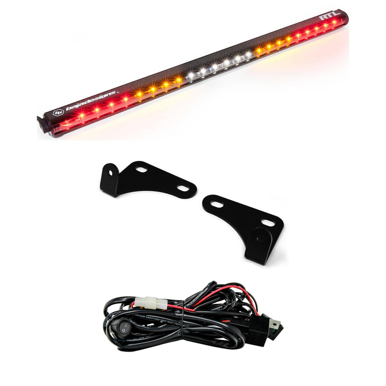 Baja Designs Polaris RTL 30 Inch Rear Tail Light Kit - Polaris 2015-18 RZR w- 2-Seats - Apollo Off-Road