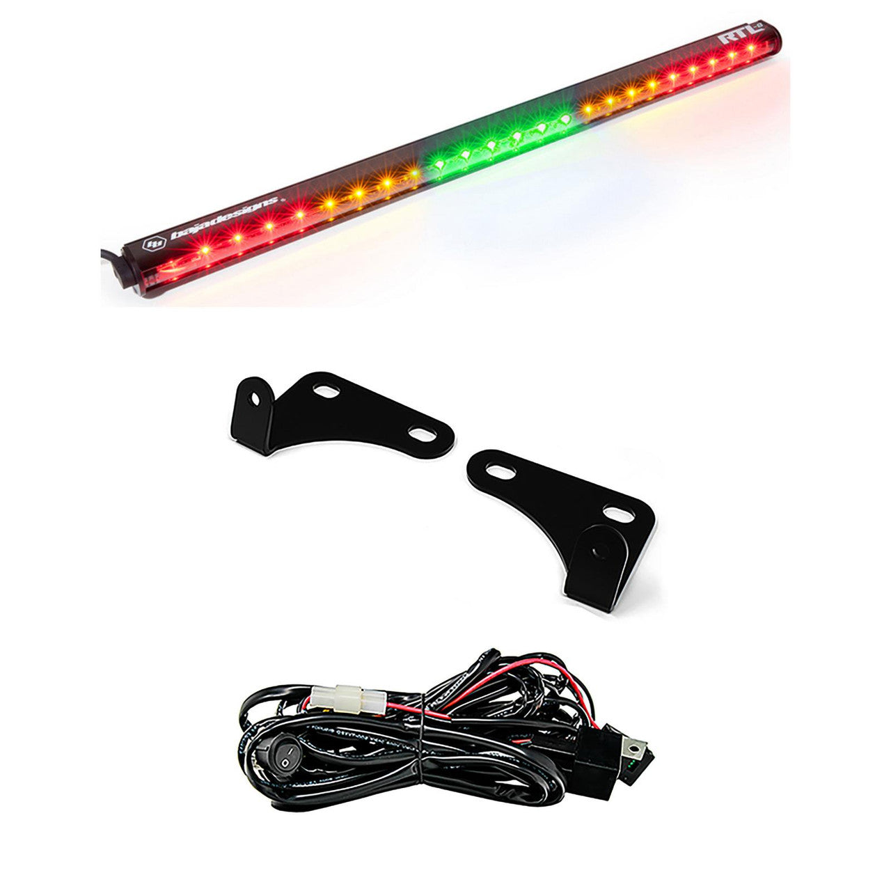 Baja Designs Polaris RTL-Green 30 Inch Rear Tail Light Kit - Polaris 2015-18 RZR w- 2-Seats - Apollo Off-Road