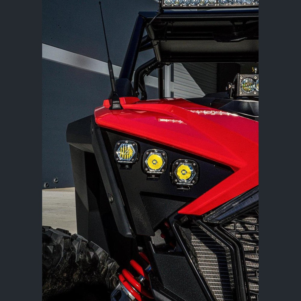 Baja Designs Polaris S1 Triple LED Headlight Kit - Polaris 2020-22 RZR Pro XP, 2022 RZR R-Turbo R - Apollo Off-Road