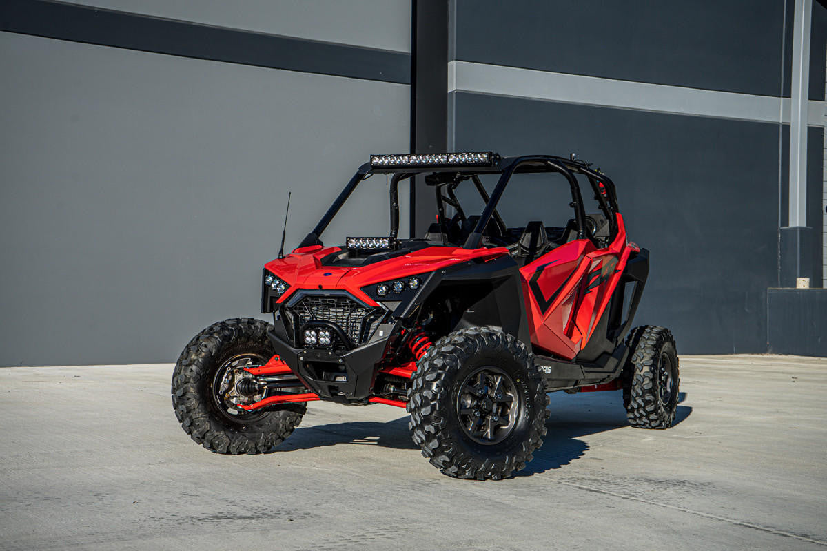 Baja Designs Polaris Squadron Pro Amber Bumper Lower Mount Light Kit - Polaris 2020-21 RZR Pro XP - Apollo Off-Road