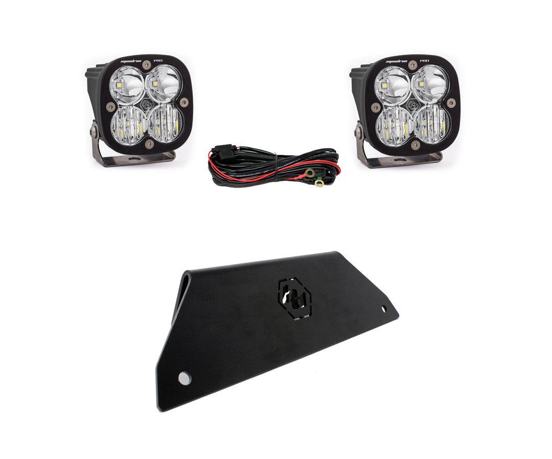 Baja Designs Polaris Squadron Pro Clear Bumper Lower Mount Light Kit - Polaris 2022-21 RZR Pro XP - Apollo Off-Road