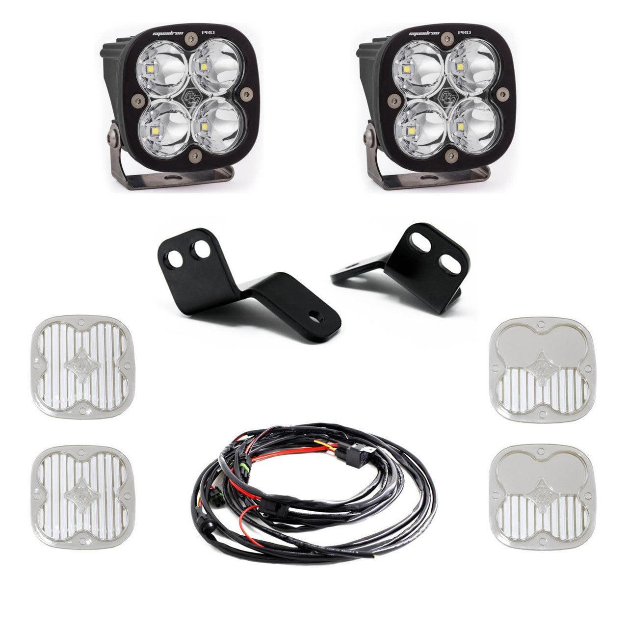 Baja Designs Polaris Squadron Sport A-Pillar Light Kit - Polaris 2014-21 RZR XP 1000, XP Turbo, Turbo S - Apollo Off-Road