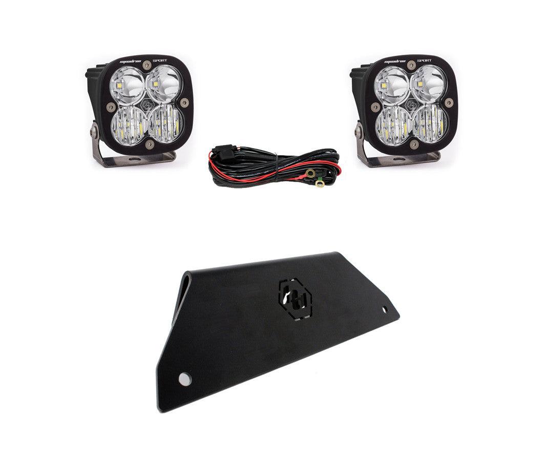Baja Designs Polaris Squadron Sport Clear Bumper Lower Mount Light Kit - Polaris 2020-21 RZR Pro XP - Apollo Off-Road