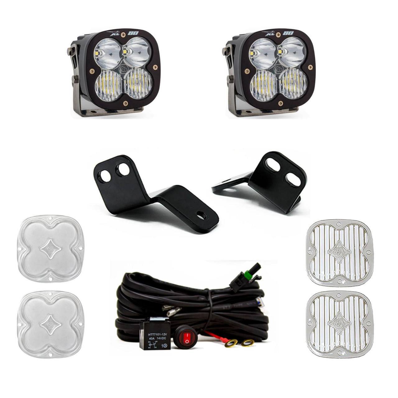 Baja Designs Polaris XL80 A-Pillar Light Kit - Polaris 2014-21 RZR XP 1000, XP Turbo, Turbo S - Apollo Off-Road