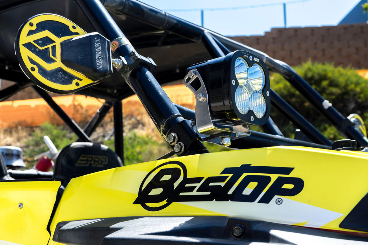 Baja Designs Polaris XL80 A-Pillar Light Kit - Polaris 2014-21 RZR XP 1000, XP Turbo, Turbo S - Apollo Off-Road