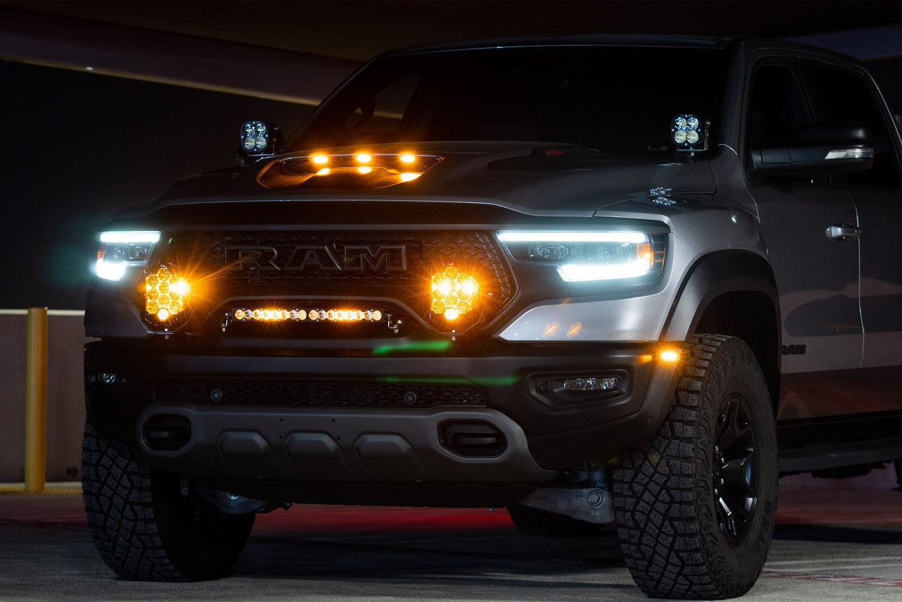 Baja Designs Ram LP9 Pro Bumper Light Kit - Ram 2021-22 1500 TRX - Apollo Off-Road
