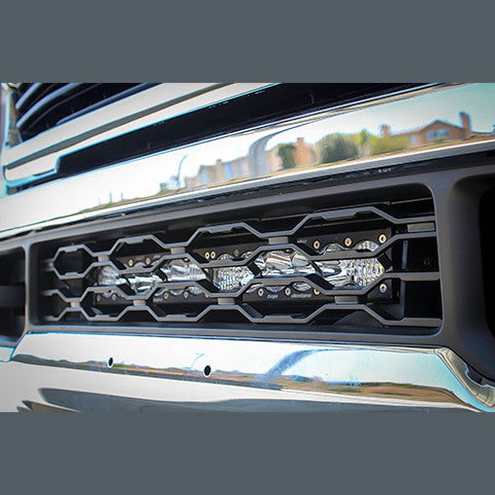 Baja Designs Ram OnX6+ 20 Inch Grille Lower Light Bar Kit - Ram 2019-21 2500-3500 - Apollo Off-Road