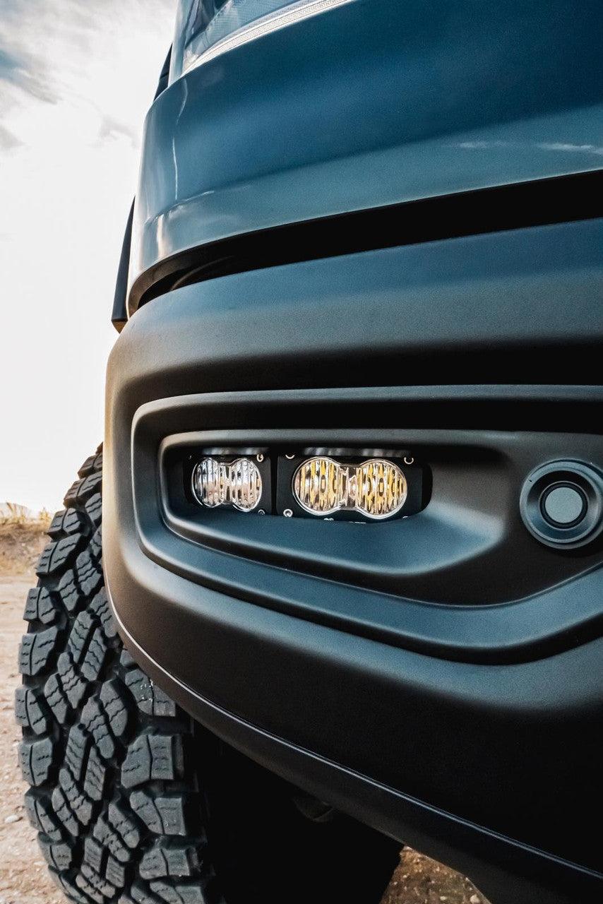 Baja Designs Ram S2 Sport Dual Fog Pocket Light Kit - Ram 2019-22 1500 Rebel, 2021-22 1500 TRX - Apollo Off-Road