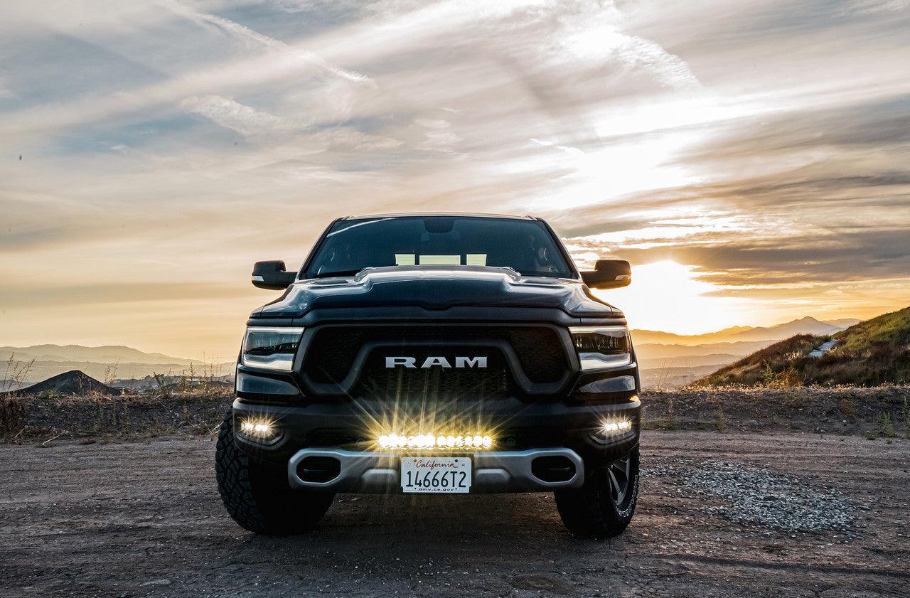 Baja Designs Ram S8 20 Inch Bumper Light Bar Kit - Ram 2019-22 1500 Rebel - Apollo Off-Road