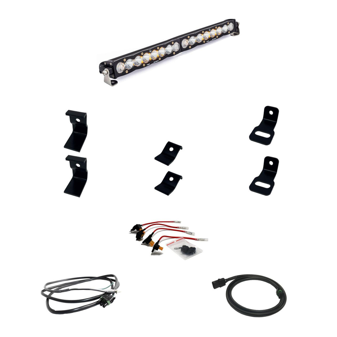 Baja Designs Ram S8 20 Inch Grille Light Kit - Ram 2021-22 1500 TRX - Apollo Off-Road
