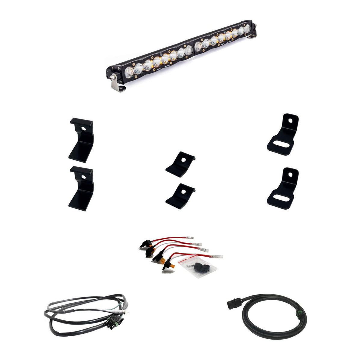 Baja Designs Ram S8 20 Inch Grille Light Kit - Ram 2021-22 1500 TRX - Apollo Off-Road