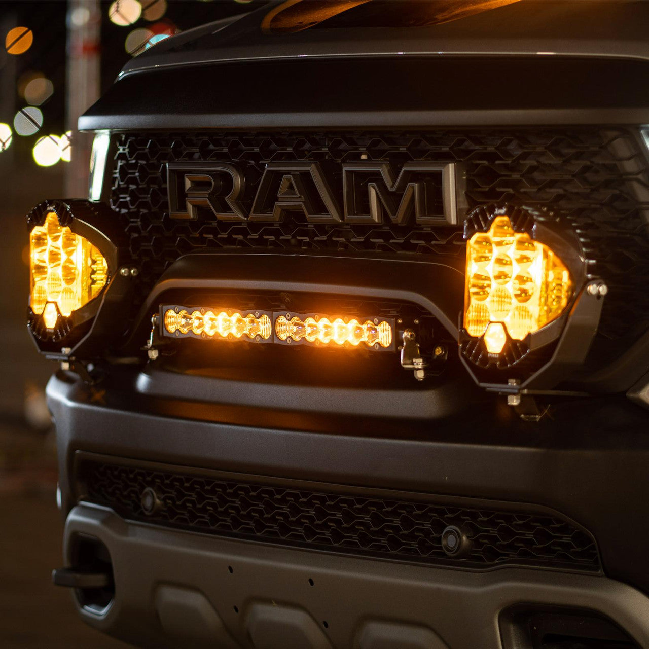 Baja Designs Ram S8 20 Inch Grille Light Kit - Ram 2021-22 1500 TRX - Apollo Off-Road