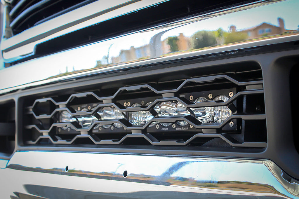 Baja Designs Ram S8 20 Inch Grille Lower Light Bar Kit - Ram 2019-21 2500-3500 - Apollo Off-Road