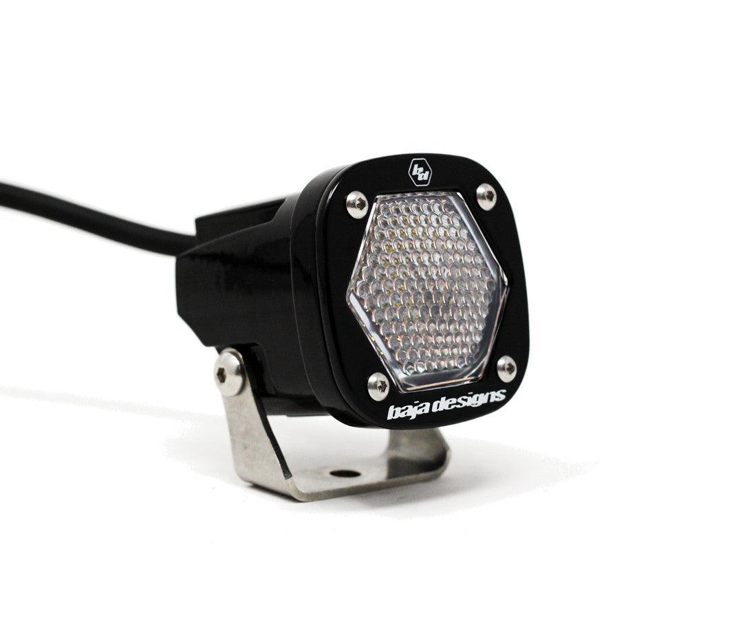 Baja Designs S1 Black LED Light Pod, Work-Scene Pattern, Clear - Apollo Off-Road