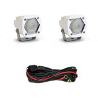 Baja Designs S1 White LED Light Pod Pair, Work-Scene Pattern, Clear - Apollo Off-Road