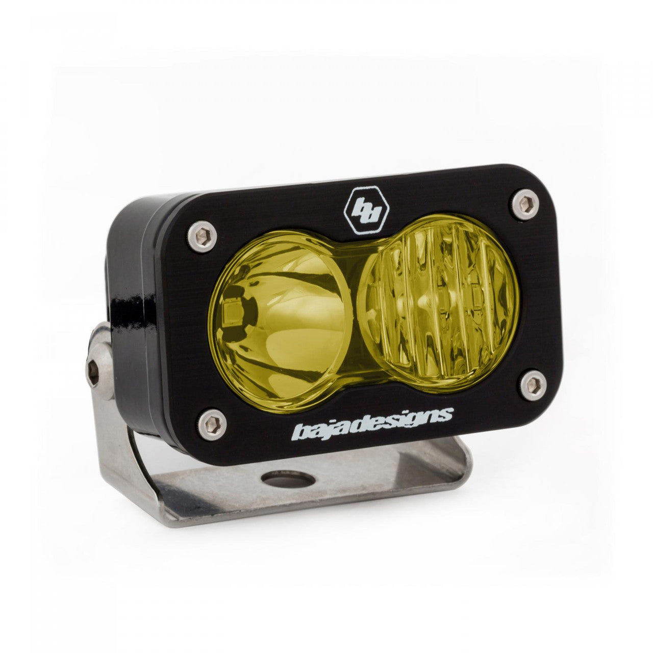 Baja Designs S2 Pro Black LED Light Pod, Driving-Combo Pattern, Amber - Apollo Off-Road
